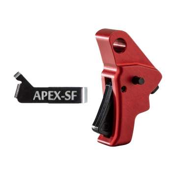 Apex Tactical Action Enhancement Trigger Kit Without BAR For Glock Slim Frame Red