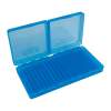 MTM Ammo Box 200 Round Flip-Top 9MM, Clear Blue