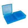 MTM Ammo Box 200 Round Flip-Top 9MM, Clear Blue