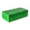 MTM Flip Top Rifle Ammo Box 223-Ruger 6x47 200 Round, Polymer Green