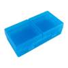 MTM Flip Top Rifle Ammo Box 223-Ruger 6x47 200 Round, Polymer Clear Blue