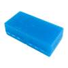 MTM Flip Top Rifle Ammo Box 223-Ruger 6x47 200 Round, Polymer Clear Blue