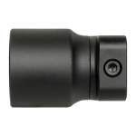MIDWEST INDUSTRIES STOCK TUBE WITH BUFFER TUBE ADAPTOR, ALUMINUM BLACK