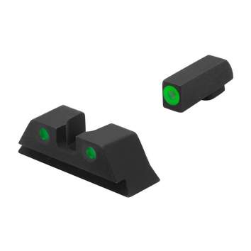 Meprolight HVS Set Glock® 9/40/357, Green Outline Front Green