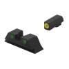 Meprolight HVS Set Glock® 9/40/357, Yellow Outline Front Green