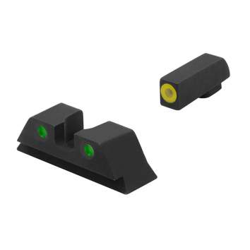 Meprolight HVS Set Glock® 9/40/357, Yellow Outline Front Green