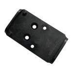 FORWARD CONTROLS DESIGN SIGHT MOUNT FOR TRIJICON RMR FITS GLOCK MOS, 4140 STEEL BLACK