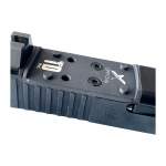 FORWARD CONTROLS DESIGN LEUPOLD DELTAPOINT PRO FOOTPRINT FOR GLOCK MOS, 4140 STEEL BLACK
