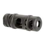 MIDWEST INDUSTRIES .357 CALIBER .410 DIAMETER TWO CHAMBER MUZZLE BRAKE, STEEL MATTE BLACK