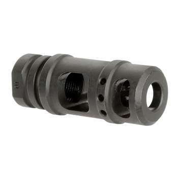 Midwest Industries .357 Caliber .410 Diameter Two Chamber Muzzle Brake, Steel Matte Black