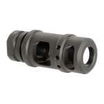 MIDWEST INDUSTRIES .45-70 CALIBER .500 DIAMETER TWO CHAMBER MUZZLE BRAKE, STEEL MATTE BLACK