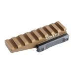 UNITY TACTICAL FAST OPTIC RISER ALUMINUM FLAT DARK EARTH