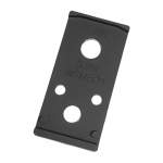 C&H PRECISION WEAPONS SIG SAUER ROMEO 1 PRO M&P 2.0 1.975 MOUNTING PLATE, BLACK