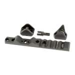 MIDWEST INDUSTRIES MARLIN 1894 GHOST RING RAIL SIGHT SET, AIRCRAFT ALUMINUM BLACK