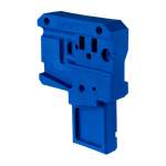 MIDWEST INDUSTRIES AR-15 LOWER RECEIVER BLOCK, POLYMER BLUE