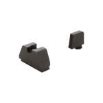 AMERIGLO OPTIC COMPATIBLE SIGHT SET FOR GLOCK G1-5 SERRATED, BLACK