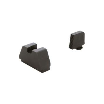 Ameriglo Optic Compatible Sight Set For Glock G1-5 Serrated, Black