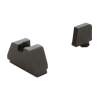 Ameriglo Optic Compatible Sight Set For Glock G1-5 Serrated, Black