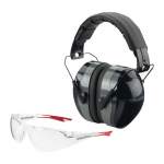 CHAMPION TARGETS EYES & EAR COMBO, GRAY/CLEAR