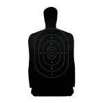 CHAMPION TARGETS B27 POLICE SILHOUETTE PAPER TARGETS PACK OF 100