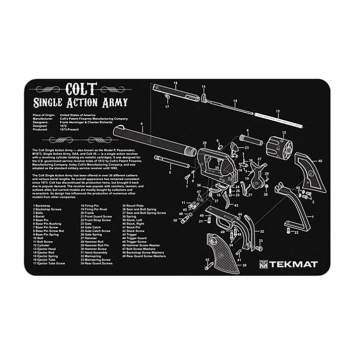 Tek Mat Colt Army Revolver Gun Mat