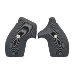 VZ GRIPS SMITH & WESSON J-FRAME 320 BOOT, G-10 BLACK GRAY