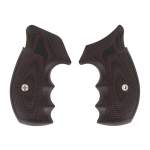 VZ GRIPS SMITH & WESSON K/L FRAME TAC DIAMOND, ROUND BUTT, G-10 BLACK CHERRY