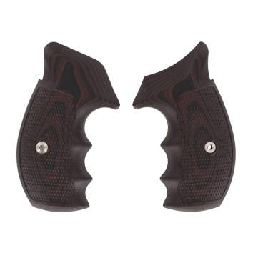 VZ Grips Smith & Wesson K/L Frame TAC Diamond, Round Butt, G-10 Black Cherry