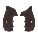 VZ GRIPS SMITH & WESSON N-FRAME, TAC DIAMOND, ROUND BUTT, G-10 BLACK CHERRY