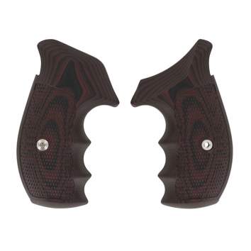 VZ Grips Smith & Wesson N-Frame, TAC Diamond, Round Butt, G-10 Black Cherry