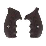 VZ GRIPS SMITH & WESSON N-FRAME, 320, ROUND BUTT, G-10 BLACK CHERRY