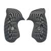 VZ GRIPS RUGER SP101 TWISTER, G-10 BLACK/GRAY