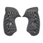 VZ GRIPS RUGER SP101 TWISTER, G-10 BLACK/GRAY