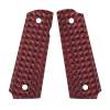 VZ GRIPS 1911 GOVERNMENT, HYDRA, G-10 BLACK RED