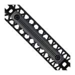 VZ GRIPS M-LOK PANEL 3 SLOT ALIEN, BLACK GRAY