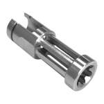 SAMSON MANUFACTURING CORP FLASH HIDER FOR RUGER 10/22 STAINLESS STEEL