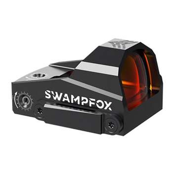 Swampfox Optics 3 MOA Dot/65 MOA Red Circle Dot Micro Reflex Sight, Black