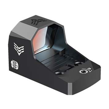 Swampfox Optics Sentinel Ultra-Compact Micro 1x16MM Red Dot Sight Auto Adjustable Black