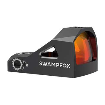 SWAMPFOX OPTICS LIBERTY MICRO 1X22MM 3 MOA GREEN DOT REFLEX SIGHT, ALUMINUM BLACK