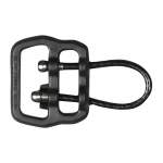 BLUE FORCE GEAR ULOOP 1 WEBBING SLOT, STAINLESS STEEL BLACK