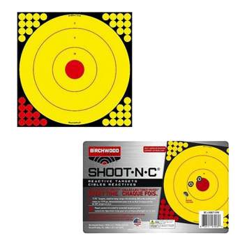 BIRCHWOOD CASEY LONG RANGE SHOOT-N-C BULLSEYE TARGET PACK OF 5