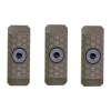SLATE BLACK INDUSTRIES SLATE GRIP MINI PANELS 1-SLOT POLYMER FLAT DARK EARTH 3 PER PACK