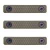 Slate Black Industries AR-15 Grip M-Lok Panels 2-Slot Flat Dark Earth Polymer 3 Per Pack