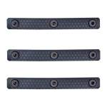 SLATE BLACK INDUSTRIES GRIP M-LOK PANELS 3-SLOT SLATE GREY 3 PER PACK