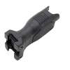 Strike Industries AR-15 Angled Grip Long With Cable Management For Pic Rail, Polymer Black