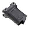 Strike Industries AR-15 Angled Grip Shrt With Cable Management For Pic Rail, Polymer Black