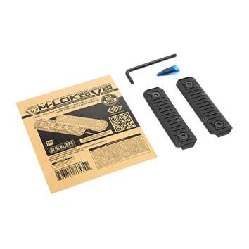 Strike Industries AR-15 M-LOK Cable Management Rail Covers Long Black Polymer 2 Per Pack