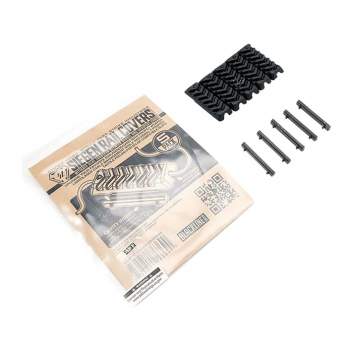 Strike Industries AR-15 Siegen Rail Covers Rubber Black 5 Per Pack