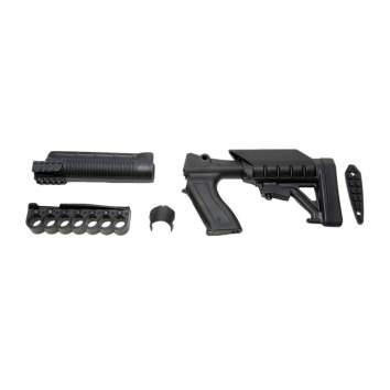 Pro Mag 12G Tactical Shotgun Stock System W/Shell Carrier Polymer Black