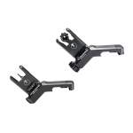 ULTRADYNE C2 FOLDING FRONT AND REAR OFFSET SIGHT COMBO BLADE, BLACK